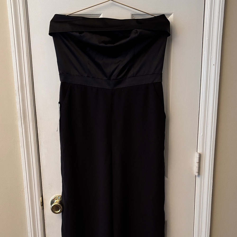 The Limited Black Strapless Jumpsuit